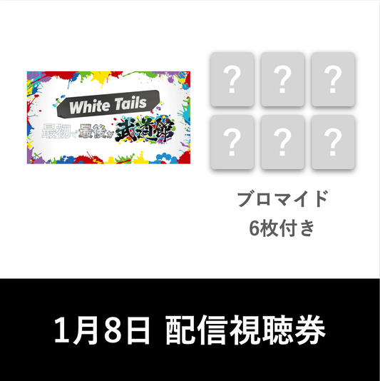 1月8日(水)「最初で最後が武道館」Lemino視聴券付きブロマイド6枚セット